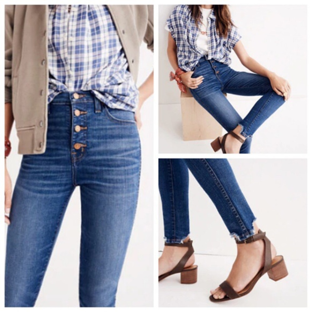 Madewell 10” High-Rise Skinny Jeans - Size 24